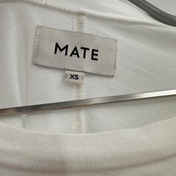 Mate The Label Max Turista Boxy Crew Tee XS Organic Cotton Short Sleeve T-Shirt - Picture 2 of 6